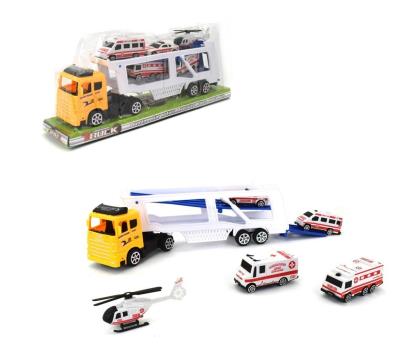 Opakowanie Ciężarówka z lawetą i pojazdami
