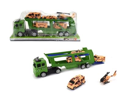 Opakowanie Ciężarówka z lawetą i pojazdami