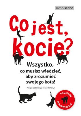 Co jest, kocie? Wszystko, co musisz wiedzieć... Autor: Małgorzata Biegańska-Hendryk. SmakLiter.pl Okładka książki Co jest, kocie? Wszystko, co musisz wiedzieć..