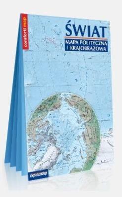 Okładka książki Comfort! map Świat pol.-krajobraz. laminat w.2022