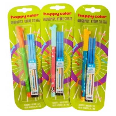 Opakowanie Długopis usuwalny Pieski 0,5mm nieb. + wkłady