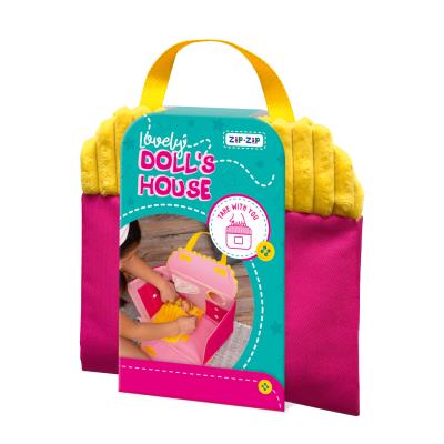 Opakowanie Domek dla lalek Lovely Doll's House żółty RZ5001-01