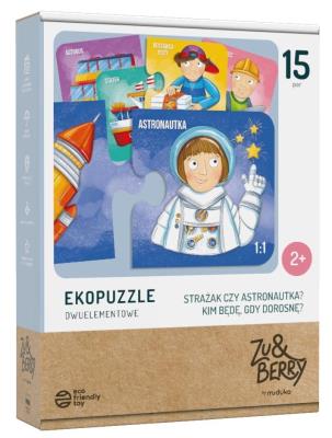Opakowanie Ekopuzzle dwuelementowe Strażak czy astronauta?