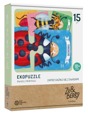 Opakowanie Ekopuzzle dwuelementowe Zaprzyjaźnij się z owadami