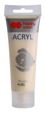 Opakowanie Farba akrylowa 75ml kość słoniowa HAPPY COLOR