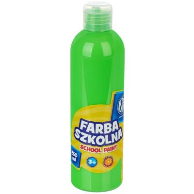 Opakowanie Farba szkolna Astra 250ml fluorescencyjna zielona