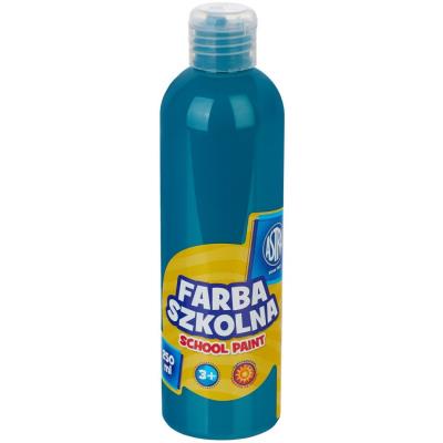 Opakowanie Farba szkolna Astra 250ml turkusowa