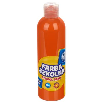 Opakowanie Farba szkolna pomarańczowa 250ml ASTRA