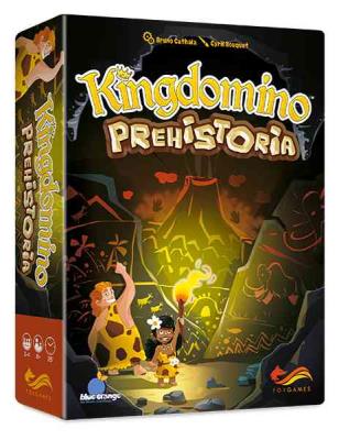 Gra Kingdomino Prehistoria. Autor: Bruno Cathala. SmakLiter.pl Okładka książki Gra Kingdomino Prehistoria