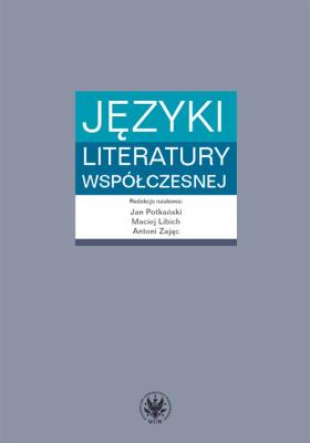 Okładka książki Języki literatury współczesnej