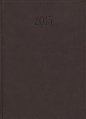 Opakowanie Kalendarz 2015 Książkowy Tygodniowy A4 z obszyciem TUCSON brązowy