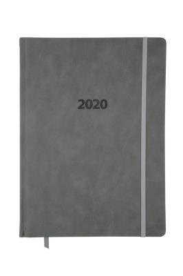 Opakowanie Kalendarz 2020 KK-A4TL książkowy A4 tygodniowy Lux szary