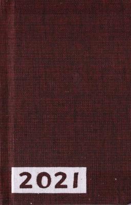 Okładka książki Kalendarz 2021 Tygodniowy Płótno MIX