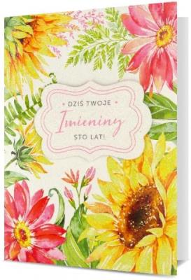 Opakowanie Karnet B6 Imieniny HM200-2468