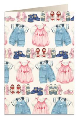 Opakowanie Karnet B6 + koperta 5556 Narodziny ubranka