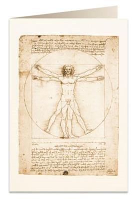 Opakowanie Karnet B6 + koperta 5715 Człowiek witruwiański