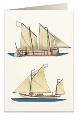 Opakowanie Karnet B6 + koperta 7530 Łodzie