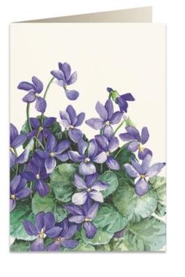 Opakowanie Karnet B6 + koperta 8035 Fiołki