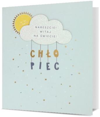 Opakowanie Karnet B6 Narodziny HM200-2376