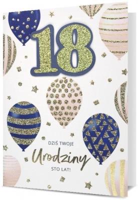 Opakowanie Karnet B6 Osiemnastka HM200-2504