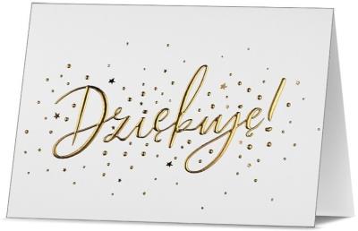 Opakowanie Karnet B6 Podziękowania HM200-1489