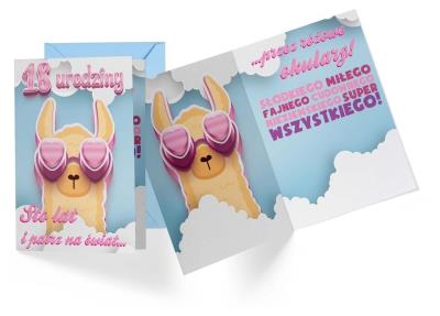 Opakowanie Karnet B6 PR-396 Urodziny 18