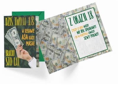 Opakowanie Karnet B6 PR-399 Urodziny 18