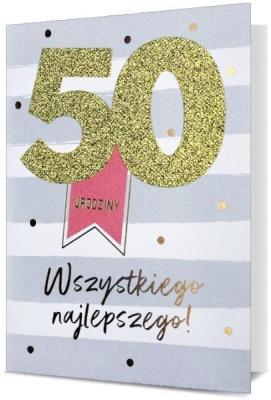 Opakowanie Karnet B6 Urodziny 50 HM200-2500