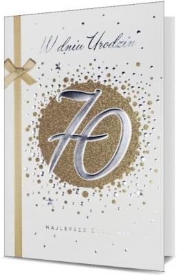 Opakowanie Karnet B6 Urodziny 70 HM200-2421