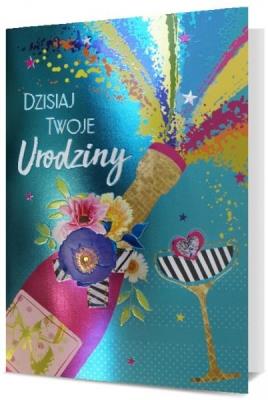Opakowanie Karnet B6 Urodziny HM200-2203
