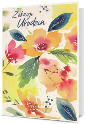 Opakowanie Karnet B6 Urodziny HM200-2369