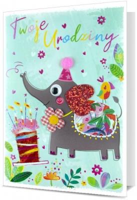 Opakowanie Karnet B6 Urodziny HM200-2443