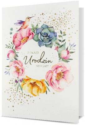 Opakowanie Karnet B6 Urodziny HM200-2476