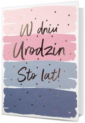 Opakowanie Karnet B6 Urodziny HM200-2507