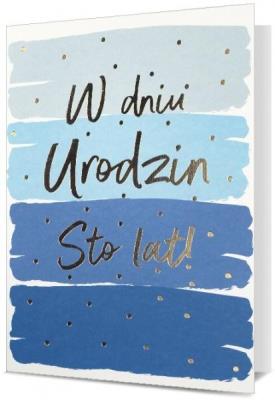 Opakowanie Karnet B6 Urodziny HM200-2508