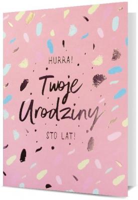 Opakowanie Karnet B6 Urodziny HM200-2509