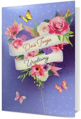 Opakowanie Karnet B6 Urodziny HM200-2649