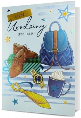 Opakowanie Karnet B6 Urodziny HM200-2651