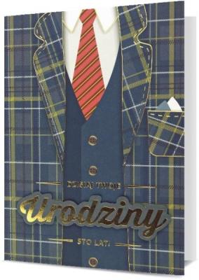 Opakowanie Karnet B6 Urodziny męskie HM200-2495