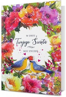 Opakowanie Karnet B6 W dniu Twojego święta HM200-2355