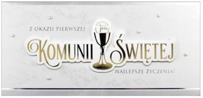 Opakowanie Karnet etui Komunia HM-07