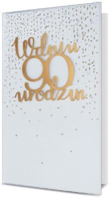 Opakowanie Karnet KL B6 Urodziny 90 HM100-983