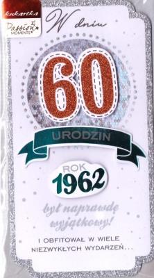 Opakowanie Karnet PM-205 Urodziny 60