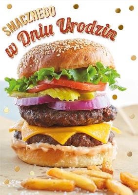 Opakowanie Karnet PR-366 Urodziny Burger