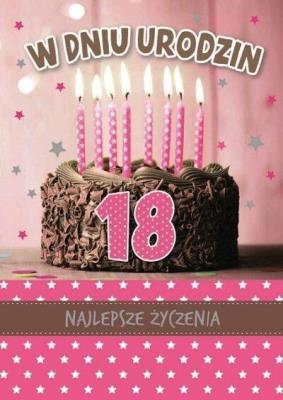Okładka książki Karnet Urodziny Osiemnastka GM-236