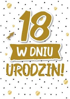 Okładka książki Karnet Urodziny Osiemnastka GM-824