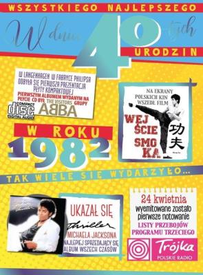 Opakowanie Karnet V-027 Urodziny 40