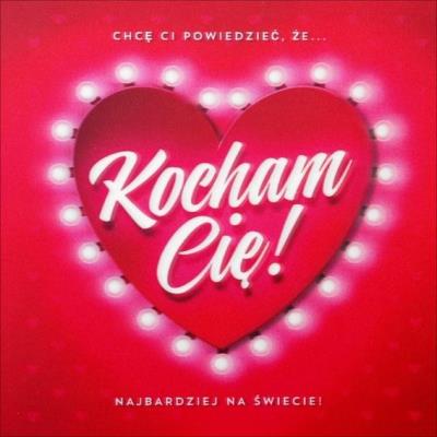 Opakowanie Karnet Walentynki K. 3D-39