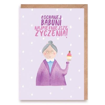 Opakowanie Kartka dla Babci Kochanej Babuni K147