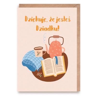 Opakowanie Kartka dla Dziadka Dziękuję że jesteś Dziadku K146